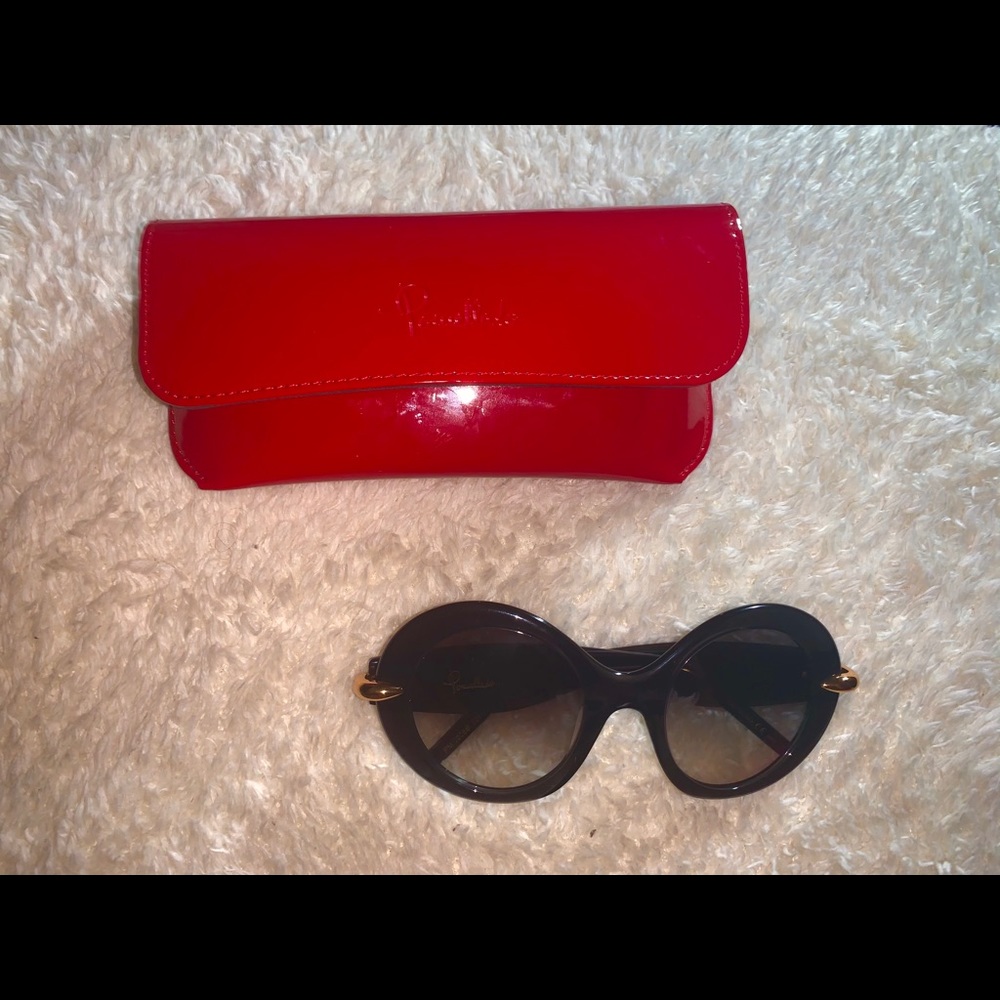 POMELLATO OVERSIZED ROUND SUNGLASSES